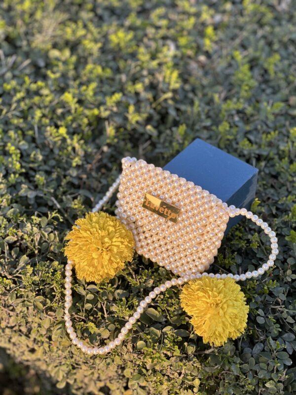 Luvetto-Beaded Luxury Pearl Crystal Handmade Bags